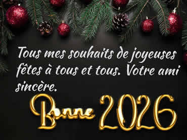 Cartes de voeux virtuelles de bonne année
