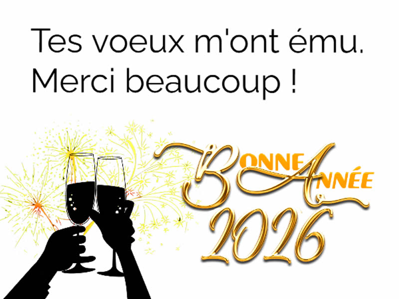 Cartes de Remerciements voeux personnalisées Merci beaucoup