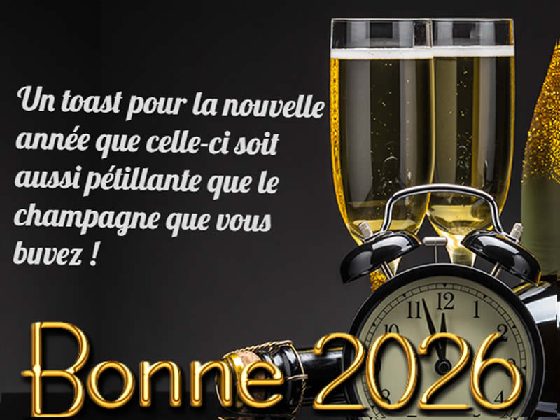 Cartes de voeux d'amitié personnalisées Bonne année pour un ami