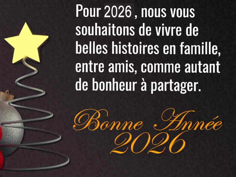 Cartes de voeux pour les proches personnalisées Une nouvelle année commence