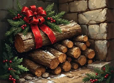 Illustrations de Noël vintage